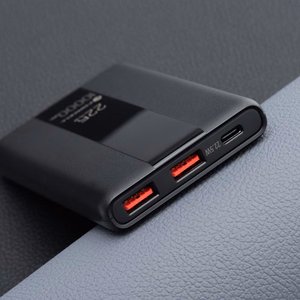 Išorinė baterija Forcell F-Energy Energo P10K2 QC3.0 PD 3A 22,5W 10000 mAh juoda