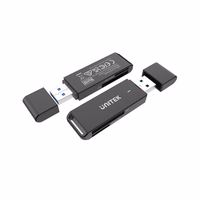 UNITEK Y-9327A kortelių skaitytuvas USB 3.2 Gen 1 (3.1 Gen 1) Type-A Juoda