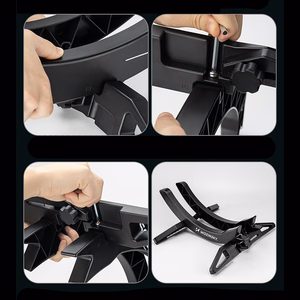 Wozinsky WSR-02 stabilus dviračio stovas ratui, juodas