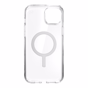 Speck Presidio Perfect-Clear + MagSafe case for iPhone 15 Plus / 14 Plus, clear