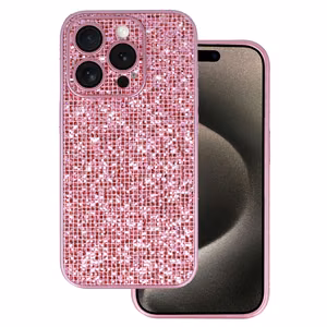 Flash dėklas telefonui Iphone 13 Pro Max šviesiai rožinė