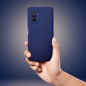 Мягкий чехол для Xiaomi Redmi Note 15 Pro Plus 5G тёмно-синий