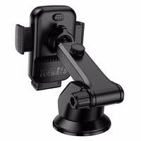 Borofone Automobilio laikiklis BH222 su indukcininiu įkrovimu priekinio stiklo juodas