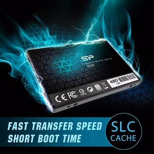 Silicon Power Slim S55 2.5" 480 GB Serial ATA III TLC SSD diskas