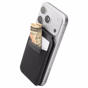 Spigen Slim Fold S314-4 magnetinis „MagSafe“ kortelių dėklas telefonui – juodas