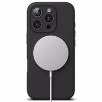 Ringke Silikoninis Magnetinis iPhone 16 Pro Dėklas - Juodas