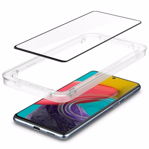 Spigen ALM Glass FC grūdintas stiklas Samsung Galaxy M53 5G - juodas