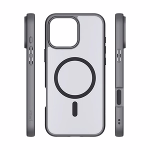 Etteri Matt Mag dėklas iPhone 16 Pro Max 6,9" juodas