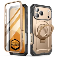 Supcase UB Grip Pro Mag MagSafe dėklas telefonui iPhone 17 Pro Max - auksinis