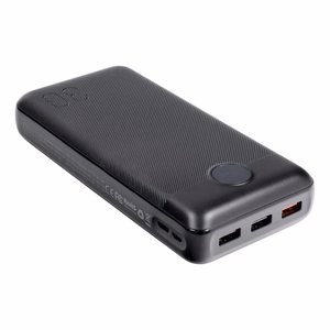 VEGER Išorinė baterija 30000 mAh PD QC3.0 3A 20W L30 (W3008PD) juoda