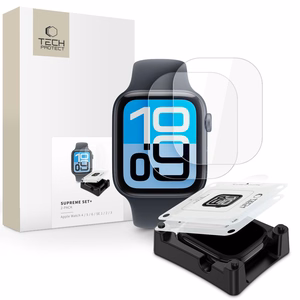 "Tech-Protect Supreme Set+" 2 vnt. hidrogelio plėvelė, skirta "Apple Watch" 44 mm laikrodžiui