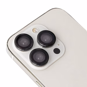 Juodas TFO kameros objektyvų apsauginių stiklų rinkinys – „Apple iPhone 18 Pro Max“ modeliui