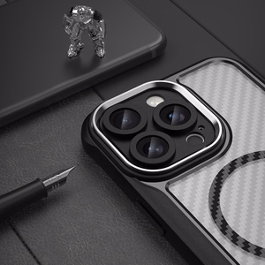 Leading Series MagSafe Silikoninis dėklas telefonui iPhone 16 Pro - juodas