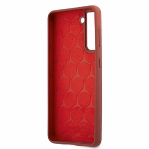 Mercedes Silicone Line чехол для Samsung Galaxy S21+ - красный