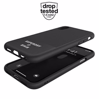 SuperDry Formuotas Canvas iPhone X/Xs Dėklas juodas 41544