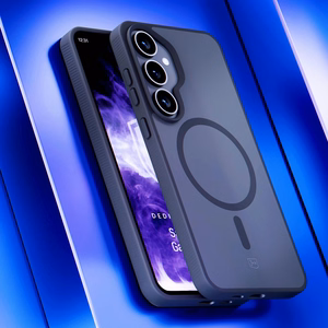 3mk dūminis magnetinis dėklas telefonui Samsung Galaxy S25+ - juodas