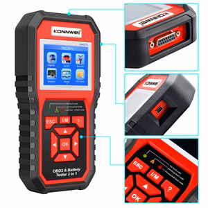 Konnwei KW870 OBD2 diagnostinis skeneris ir akumuliatorių testeris