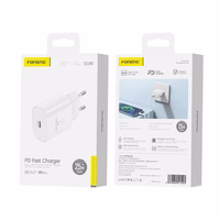 FONENG tinklo įkroviklis EU51 GaN PD 25W 1xUSB-C baltas