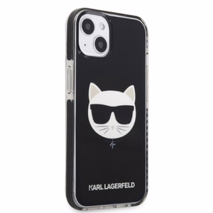 Karl Lagerfeld KLHCP13STPECK Dėklas telefonui iPhone 13 mini 5.4" - juodas (m)
