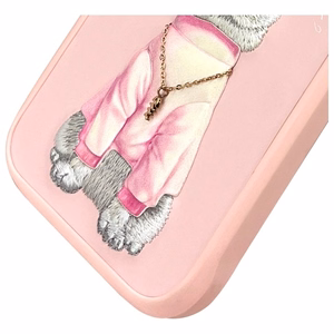 Nimmy Akiniai Kietas katinas dėklas telefonui iPhone 16 Pro Max - rožinė