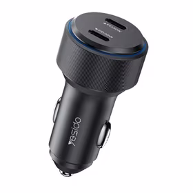 YESIDO CAR ĮKROVIKLIS Y48 PD 60W 2xUSB-C juodas