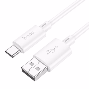 Kabelis USB-A į USB-C Hoco 3A 1 m X88 baltas