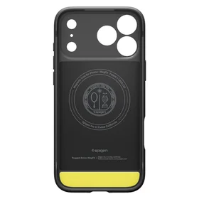 Spigen Rugged Armor Mag Magnetinis dėklas telefonui iPhone 17 Pro - matinė juoda