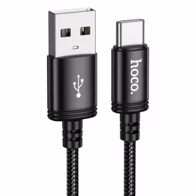 Kabelis USB-A į USB-C Hoco 3A 3 m X91 juodas