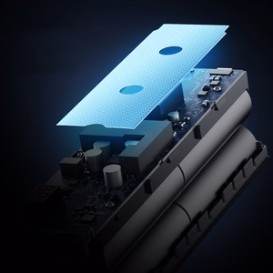 Cuktech CUKP200XGLGR 100W 20000mAh Išorinė baterija 2 x USB-C 1 x USB-A - pilka