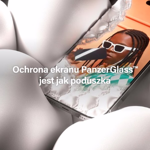 PanzerGlass Apsauginis stiklas su itin plačiu tinka su pozicionieriumi, skirtas iPhone 15 Plus