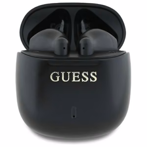 Guess Printed Classic Logo Bluetooth belaidės ausinės, juodos