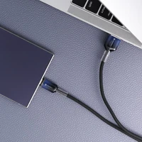 Kabelis FORCELL F-ENERGY C351 USB A į Micro USB QC3.0 2,4A 18W Gradientinis 1 m juodas (m)