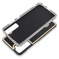 TEDDY BEAR dėklas telefonui SAMSUNG S21 FE auksinis