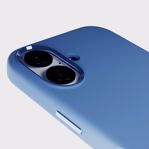 Puro Icon Mag Pro Magnetinis Silikoninis dėklas telefonui iPhone 16 - Mėlyna