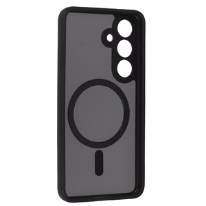 Pilnas matinės Mag dangtis telefonui Samsung Galaxy S24 - juodas