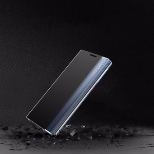New Sleep dėklas Xiaomi Redmi Note 12 5G / Poco X5 5G su stovu mėlyna