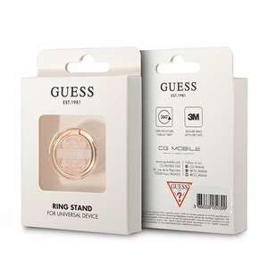 GUESS žiedinis stovas GURSHHFLG auksinis-baltas
