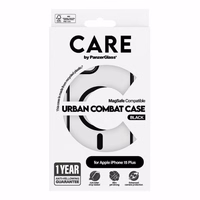 CARE by PanzerGlass Urban Combat Magnetinis dėklas telefonui iPhone 15 Plus - juodas