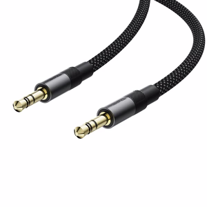 Acefast J10 AUX laidas mini jack 3.5mm 1m - juodas