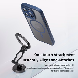 Rock Guard Touch Matte Series Magnetinis dėklas telefonui Iphone 16 pilkas