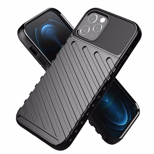 THUNDER dėklas telefonui IPHONE 15 Pro juodas