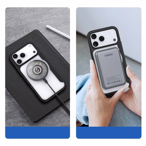 Dux Ducis Skin X Pro dėklas iPhone 17 Pro Max su pinigine, suderinamas su MagSafe - juodas