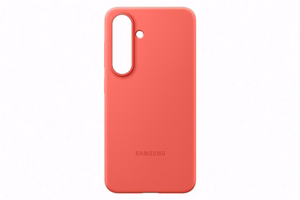 Samsung Silicone Case dėklas, skirtas Samsung Galaxy S25, raudonas