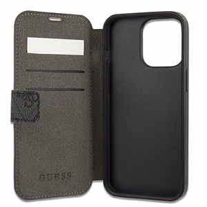 Guess GUBKP13X4GMGGR iPhone 13 Pro Max 6.7" dėklas pilkas 4G Big Metal Logo