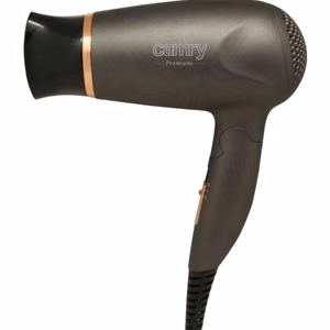 Camry CR 2261 – 1400 W hair dryer, 2 temperature settings, metallic grey/gold