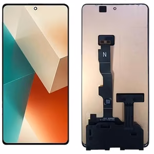 Ekranas Xiaomi Redmi Note 13 5G/Redmi Note 14S su lietimui jautriu stikliuku juodas ORG