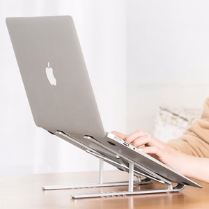 Tech-Protect Alustand universalus nešiojamojo kompiuterio stovas - tamsiai pilkas