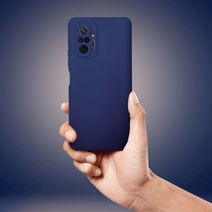 Minkštas dėklas telefonui XIAOMI Redmi 15 4G / 15 5G (169mm) tamsiai mėlynas