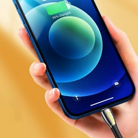 USB Kabelis Joyroom "Mermaid Series" juodas "Type-C" 120cm (iki 5A)