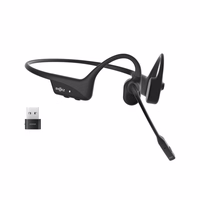 SHOKZ C120-AC-BK-EU Ausinės be mikrofono ir ausinės su mikrofonu Laisvų rankų įranga Bevielis Ausinės su kabliukais Biuras / skambučių centras Bluetooth Juoda